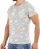 Red Bridge Mens Knitted T-Shirt Camouflage Coarse Structure Grey