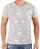 Red Bridge Mens Knitted T-Shirt Camouflage Coarse Structure Grey