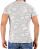 Red Bridge Mens Knitted T-Shirt Camouflage Coarse Structure Grey