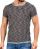 Red Bridge Mens External Three Ply Chunky Knit T-Shirt Black
