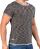 Red Bridge Mens External Three Ply Chunky Knit T-Shirt Black