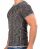 Red Bridge Mens External Three Ply Chunky Knit T-Shirt Black