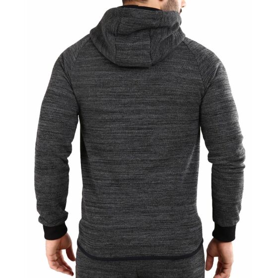 Red Bridge Mens Hoodie Jacket Tracksuit Top with Zip Charcoal Dark Grey