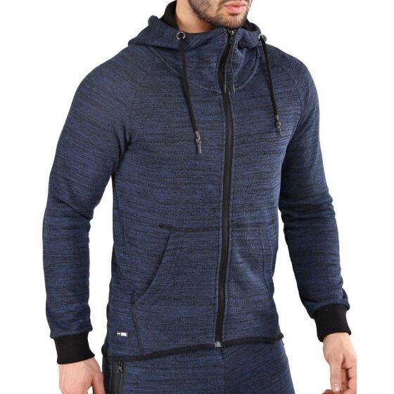 Red Bridge Mens Hoodie Jacket Tracksuit Zip Up Top Navy Dark Blue