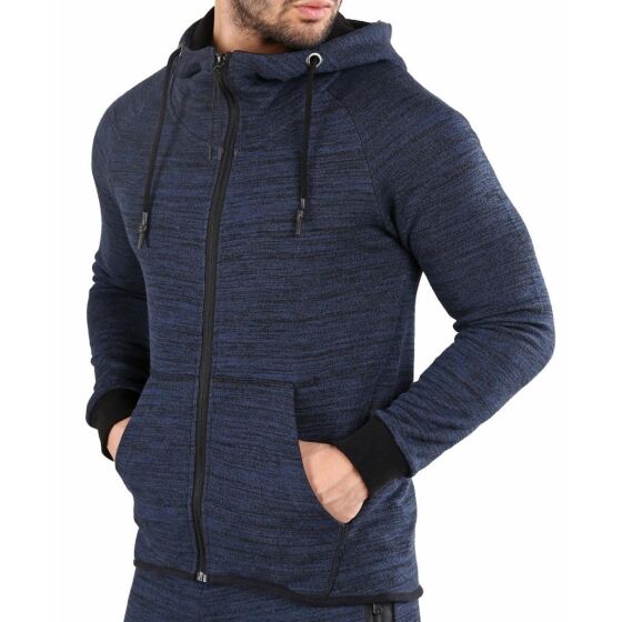 Red Bridge Mens Hoodie Jacket Tracksuit Zip Up Top Navy Dark Blue