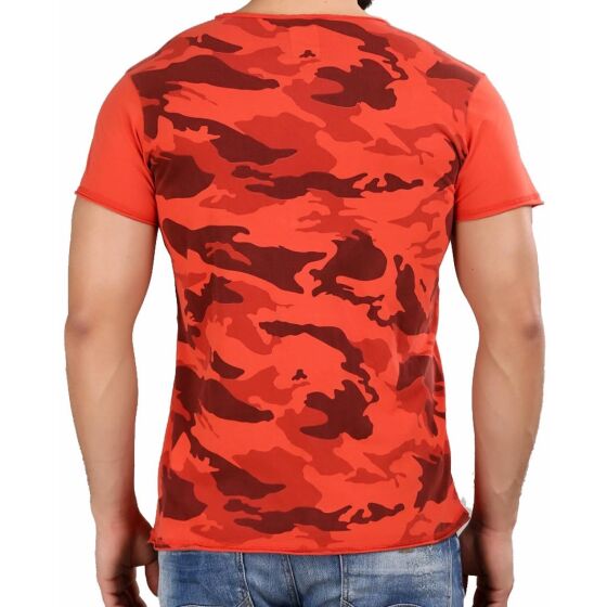 Red Bridge Mens Backing You Up Red Camo T-Shirt