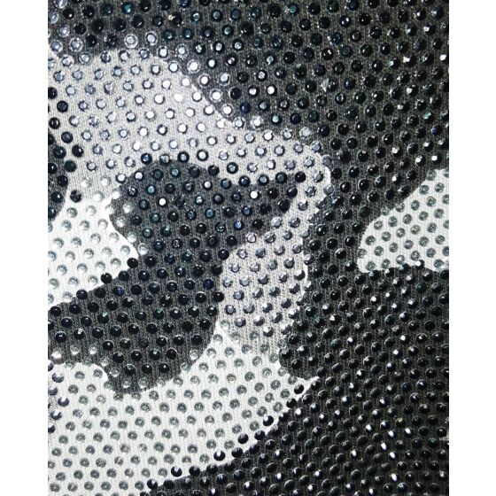 Red Bridge Herren T-Shirt Camo Skull Schwarz mit Strasssteinen