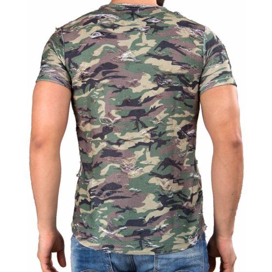 Red Bridge Herren T-Shirt Army Of One Camouflage Militär