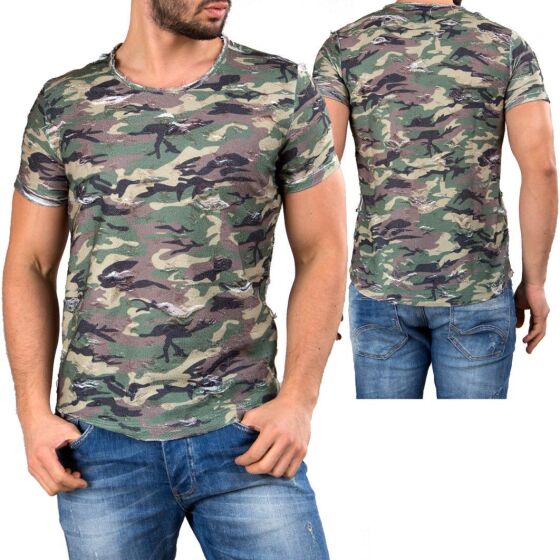 Red Bridge Herren T-Shirt Army Of One Camouflage Militär