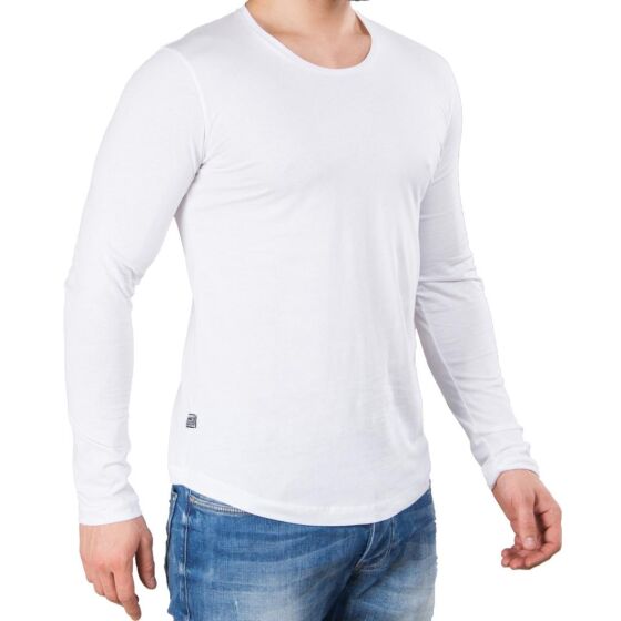 Red Bridge Herren Sweatshirt Back To Blank Weiß