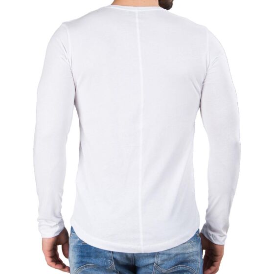 Red Bridge Mens Sweatshirt Back To Blank White