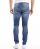 Red Bridge Mens jeans trousers drainpipe jeans distressed blue slim fit used look destroyed W38 L34