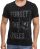 Red Bridge Mens Forget The Rules Skull Black T-Shirt with Rhinestones