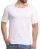 Redbridge Herren Stretchable Sleeves T-Shirt Weiß