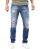 Red Bridge Mens Ripped Patches Skinny Jeans Jeans Pants Blue