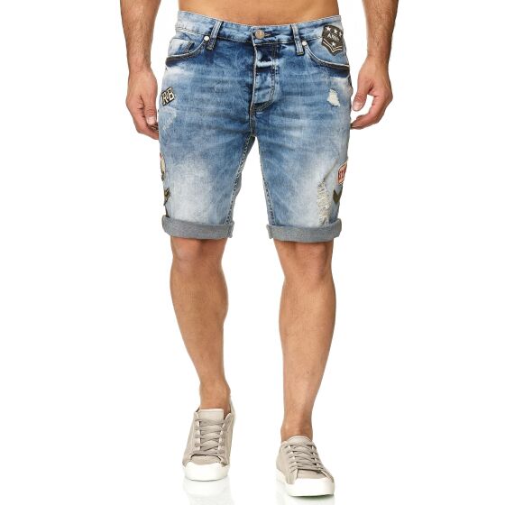 Red Bridge Herren Jeans Capri Shorts Working Agility