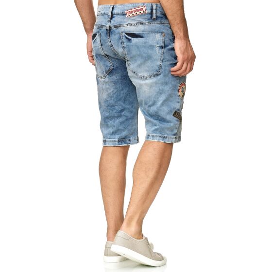 Red Bridge Herren Jeans Capri Shorts Working Agility