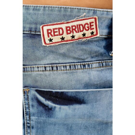 Red Bridge Mens Jeans Capri Shorts Working Agility