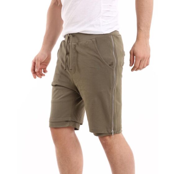 Red Bridge Herren Double Layered Khaki Shorts