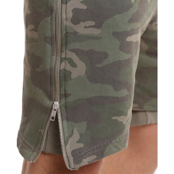 Red Bridge Herren Double Layered Camouflage Khaki Shorts