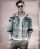 Red Bridge Mens Denim Jacket Bold Duty Military Destroyed Blue XL