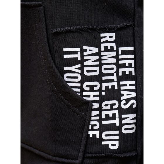 Red Bridge Herren Way Out Sweatshirt Kapuzenpullover Hoodie Oversize Schwarz