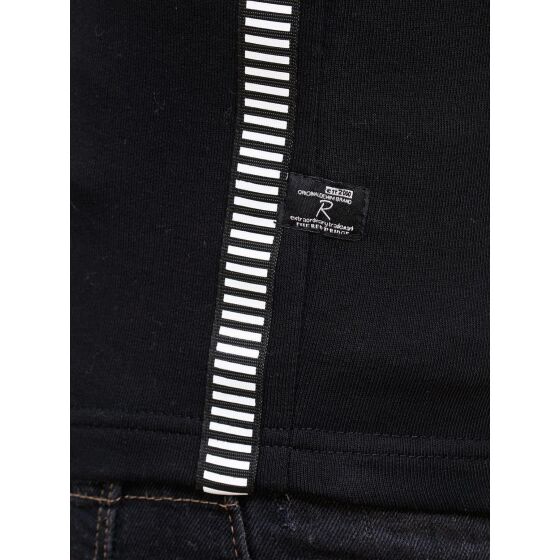 Red Bridge Mens Way Out Sweatshirt Hoodie Oversize Black