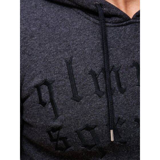 Red Bridge Herren Gothic Codes Sweatshirt Kapuzenpullover Hoodie Oversize Sweat Anthrazit