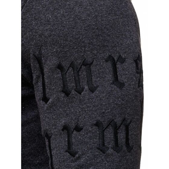 Red Bridge Herren Gothic Codes Sweatshirt Kapuzenpullover Hoodie Oversize Sweat Anthrazit