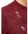 Red Bridge Herren Stylisch Cuts Strickpullover Pullover Sweat Oversize Destroyed double layer Bordeaux