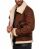 Red Bridge Mens BALBOA Jacket Winter Jacket Fur Collar Premium Vintage Brown