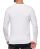 Red Bridge Mens Go or Stop Sequins Pullover Sweatshirt Longsleeve Iridescent Shiny Text Manually Changeable White S