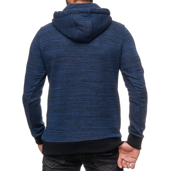 Red Bridge Mens Mottled RBC Sweatshirt Hoodie Pullover Hoodie Sweat Dark Blue