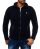 Red Bridge Mens PREMIUM RB Cardigan Transition Jacket Sweat Black