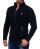 Red Bridge Mens PREMIUM RB Cardigan Transition Jacket Sweat Black