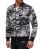 Red Bridge Mens College US Army Sweat Jacket with Patches Camouflage Gray XL
