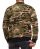 Red Bridge Herren College U.S Army Sweatjacke Jacke mit Patches Camouflage Grün XL