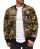 Red Bridge Mens College US Army Sweat Jacket with Patches Camouflage Green XL