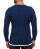 Red Bridge Mens Stylish Cuts Knit Sweater Pullover Sweat Oversize Destroyed double layer Indigo