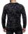 Red Bridge Mens mystery black camo long-sleeve sweater long-sleeved slim-fit camouflage XXL