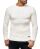 Red Bridge Mens Wooden Boxes Plattern Casual Knit Jumper Pullover Sweat White M
