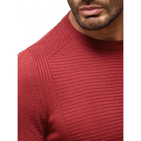 Red Bridge Herren TRBC Classic Business Strickpullover Pullover Sweat Bordeaux Wein Rot