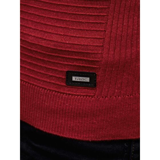 Red Bridge Herren TRBC Classic Business Strickpullover Pullover Sweat Bordeaux Wein Rot