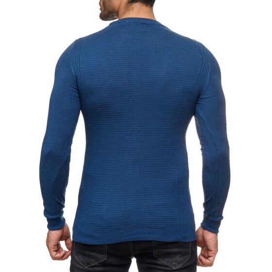 Red Bridge Mens TRBC Classic Business Knit Jumper Sweater Sweat Blue