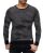 Red Bridge Mens New Style Camo Effect Knit Jumper Pullover Sweat Longsleeve Camouflage Black