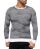 Red Bridge Mens New Style Camo Effect Knit Jumper Pullover Sweat Longsleeve Camouflage White