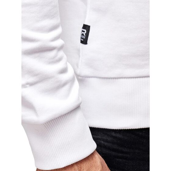 Red Bridge Men Born to be famous MCMXCVIII Sweatshirt Pullover Longsleeve White
