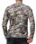 Red Bridge Herren Longsleeve Sweatshirt Destroyed Army Shirt Pullover Camouflage S