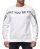 Red Bridge Mens Pullover Sweat you are following me Longsleeve White