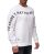 Red Bridge Mens Pullover Sweat you are following me Longsleeve White S